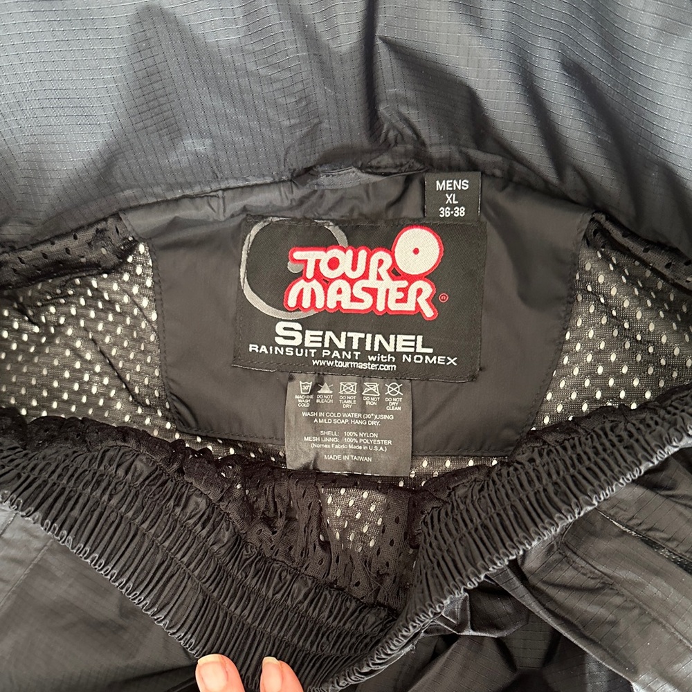 Tour Master Sentinel Raincoat - Black